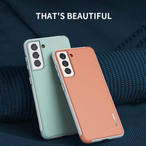 Luxury Business Shockproof Camera Lens Protection Soft TPU Phone Case For Samsung S21 Ultra Plus Back Cellphone Back Cover Funda