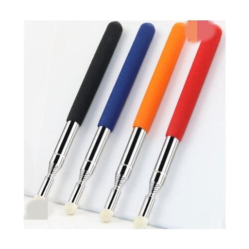 1pc Stretchable Pointer Touch Whiteboard Pen High Quality Felt Head 1/1.2/1.6M Stainless Steel Telescopic Teacher 8/12mm