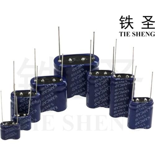 1PCS Super capacitor farad capacitor combination type 5.5V 0.22F 0.47F 1F 1.5F 2F 4F 5F 10F