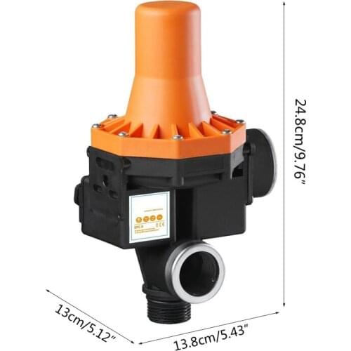 10A 220V-240VAC IP65 Waterproof Automatic Electronic Pressure Switch Adjustable Water Pump Pressure Controller M25 21