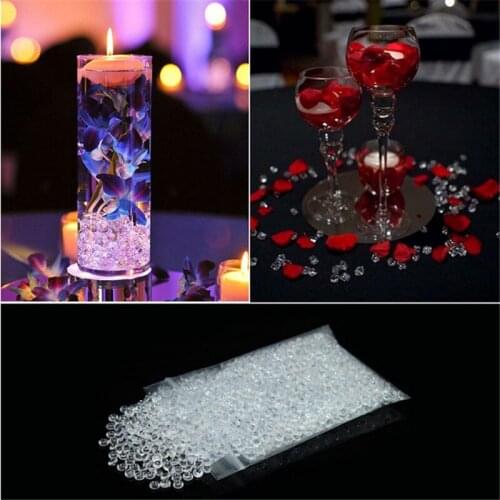2000pcs/lot 4.5mm Scatter Table Crystals Diamonds Acrylic Confetti Wedding Birthday Graduation Party Decoration Supplies