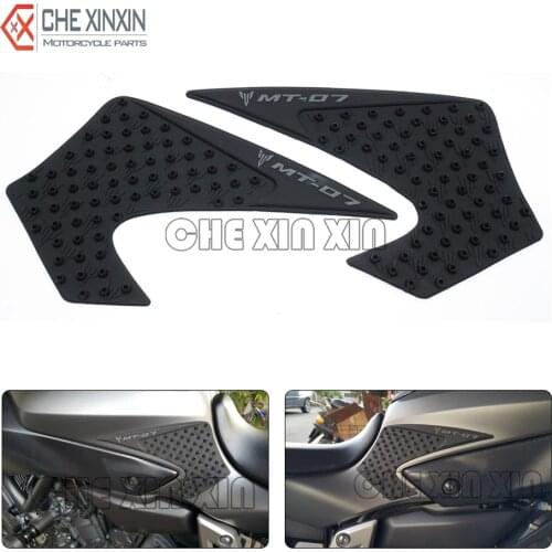 2016 NEW Fit For Yamaha MT07 MT 07 2015 2016 Motorcycle Tank Traction Pads Side Gas Knee Grip Decal Protector