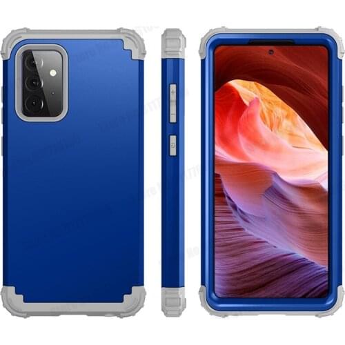 3 in 1 Heavy Duty Protection Phone Case For Samsung A72 A52 S21 S20 Ultra A71 A51 5G A21 A11 A20 S Shockproof Bumper Phone Case