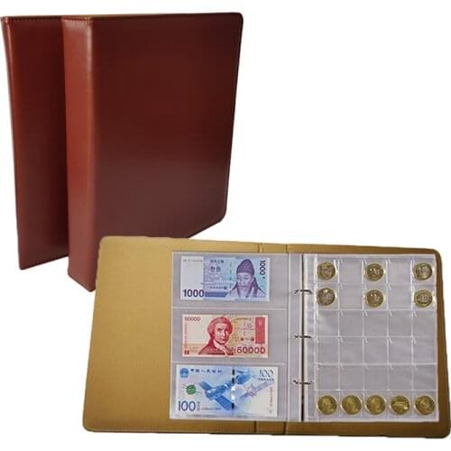 2021！New 3-hole Album Coin collection or Banknote Collection Album sheets No words can be customized