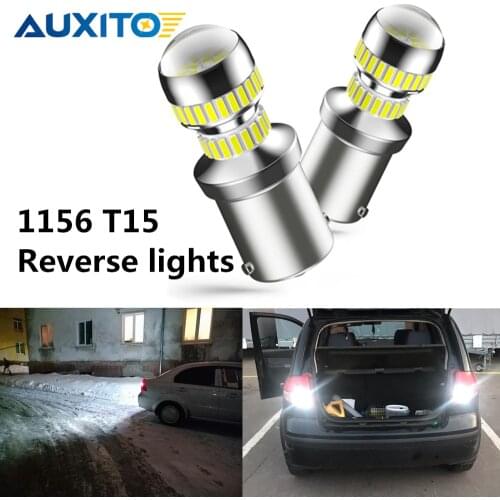 2PCS FOR RENAULT Clio Megane SCENIC Twingo Laguna Captur 6000K White 1156 P21W 7506 BA15S Led Car T15 W16W 912 921 Backup Lamp