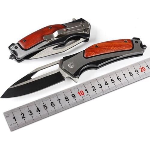 Free shipping new product Outdoor camping folding knife self-defense portable camping tool Household knife
