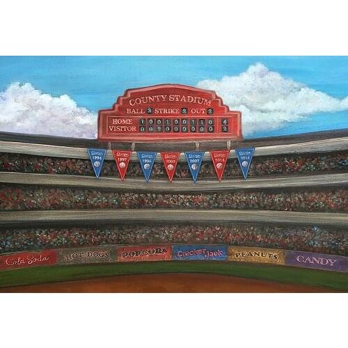 Baseball field Photography Backdops Newborn Baby Shower Photo Background Child Birthday Baby Shower Photo Photocall Photo Props