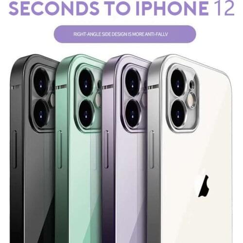 IPhone Mobile Phone Case 11 12 Pro Max Mini Electroplating Ultra-thin Soft Shell Xr Transparent Silicone Protective Cover