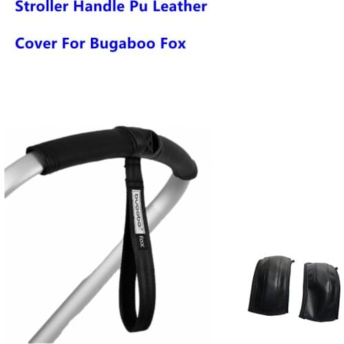 Strollers Pu Leather bumper Covers For Bugaboo Fox 1/2 Handle Wheelchairs Baby Stroller Armrest Protective Case Pram Accessories