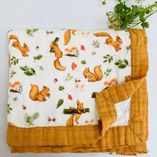 Bamboo Baby Blanket Baby Swaddle Bath Towel Bamboo Cotton Blanket For Newborn