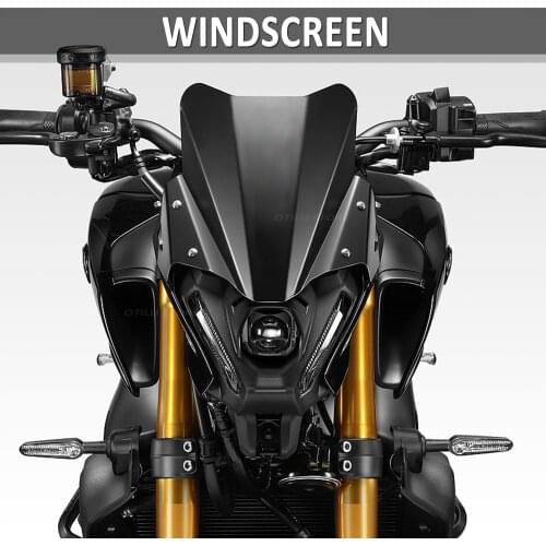 Fit MT-09 FOR YAMAHA FOR MT09 2021- Windscreen Motorcycle Accessories Windshield Wind Shield Deflector