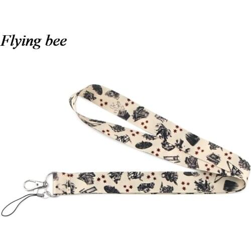 Flyingbee Witchcraft And Wizardry Lanyard Keychain Phone Lanyard Fashion Strap Neck Lanyards For ID Card Phone Keys X0842