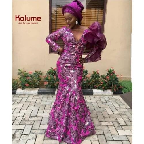 2019 High Quality French Mesh Lace Fabric Latest African Tulle Lace Fabric With Sequins For Nigerian Men Women Dress PartyF1592