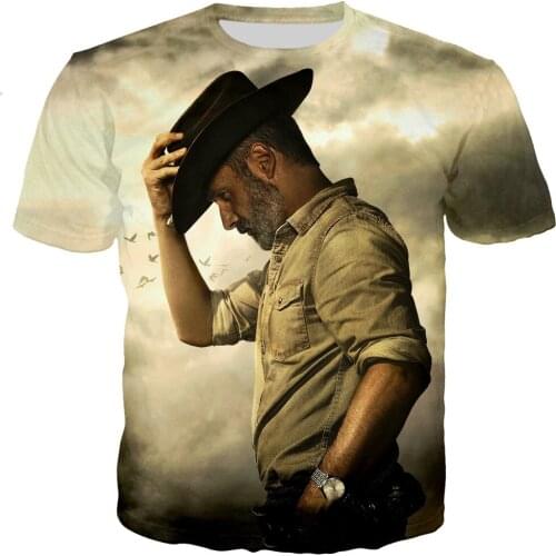 Men Women New Fashion Cool TV Series 3D The Walking Dead Printed T-shirt Casual Style T Shirts Streetwear Unisex Hip Hop Tops