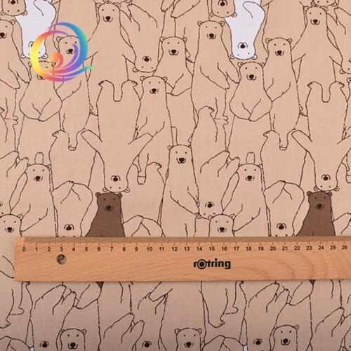 Haisen,Cartoon Printed Twill Cotton Fabric,DIY Quilting Sewing For Baby&Children Sheet,Pillow,Cushion,Toys Material,Half Meter