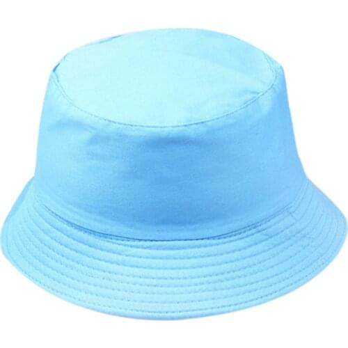 JAYCOSIN 1PC Candy Color Fisherman Hat For Women Men DIY Portable Folding Hat Spring Summer Fashion Outdoor Sunshade Hat 523W
