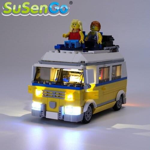 SuSenGo LED Light Set For 31079 Creator Sunshine Surfer Van Compatible with 24044 11047 , NO Model