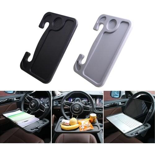 FIRECLUB Portable Car Laptop Computer Desk Mount Stand Steering Wheel Rack Tray Board Dining Table Holder Car Work Dining Table