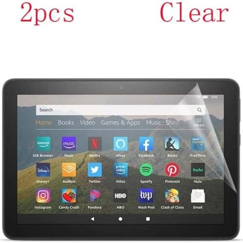 Clear HD Screen Protector Film For Kindle Fire HD 10/Fire HD 10 Plus 2021 protective, 2pcs in 1 package