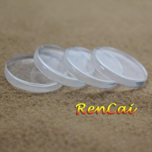 100pcs 12/14/16/18/20/25mm Clear Round Fat Glass Cabochons Cameo Cover Glass Domed For DIY Photo Pendant Jewelry Making