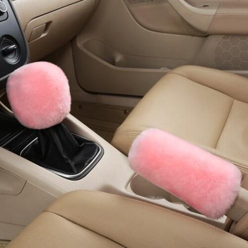 Dust-proof Gear Shift Collar Cover Universal Gear Shift Knob Cover Handbrake Cover Gear Lever Cover Handbrake Cover