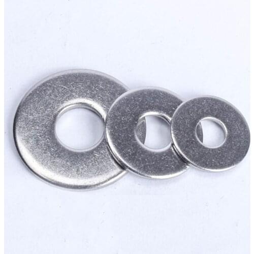 Fender Washer Stainless M2.5 M3 M3.5 M4 M5 M6 M8 M10 M12 Large Size Flat Washer Stainless Steel 304 DIN9021