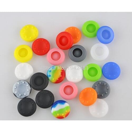 500pcs/lot Silicone Analog Controller Stick Grips Caps Covers grips for Xbox360/Xbox One/PS3/PS4 Controller