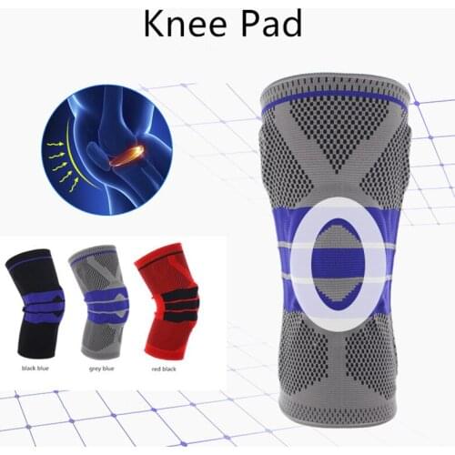 Unisex Knee Protector Spring Durable Compression Support Knee Pads Running Basketball Sports Safety Relieve Stress Knee Support