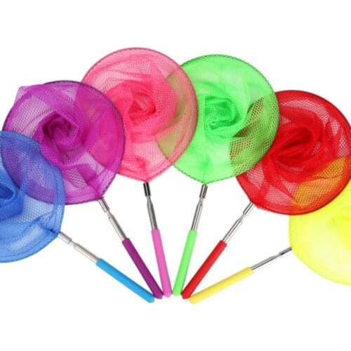 Retractable butterfly net set Insect catching net for catching insects and small fish, caterpillars, ladybug nets, outdoor