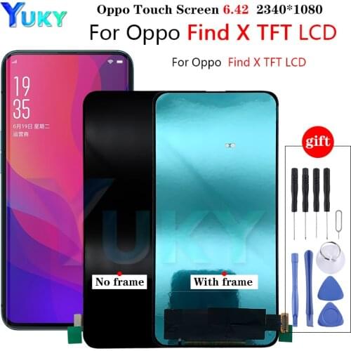 TFT LCD For OPPO FIND X LCD Screen Display+Touch Panel Digitizer For 2340*1080 OPPO FindX Display Screen+Touch Assembly