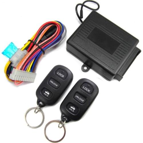 1 Set 602-8256 Auto Remote Central Kit Keyless Universal Plastic Anti-theft Auto Central Locking Kit for Car