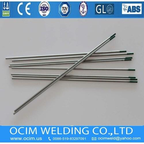 10pcs WP Pure Tungsten Electrode 2.4*175mm 3/32*6.88 Inches Green Colour Welding Rod