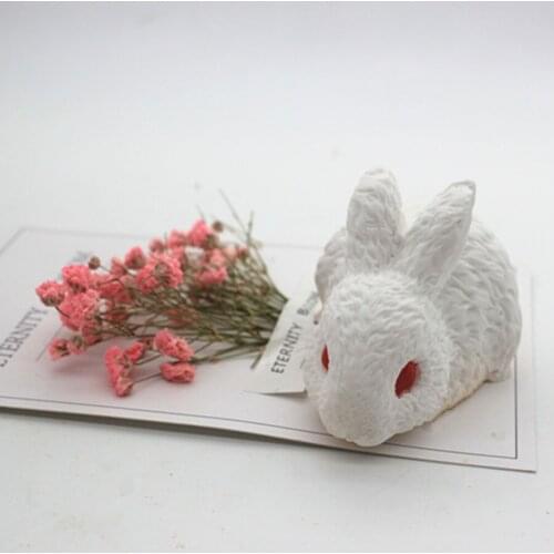 3D 7.2x5cm cartoon rabbit shape Fondant cake mold chocolate mold Mousse ice cream cake mold DIY decoration clay craft tools