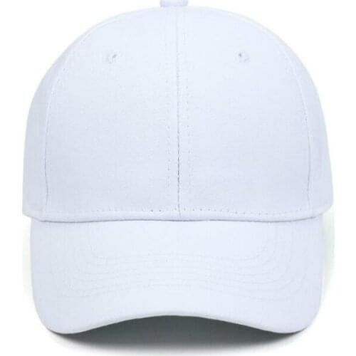 Blank baseball cap hip hop solid color cotton men snapback hat outdoor sports curved sun hat male summer women cap bone dropship