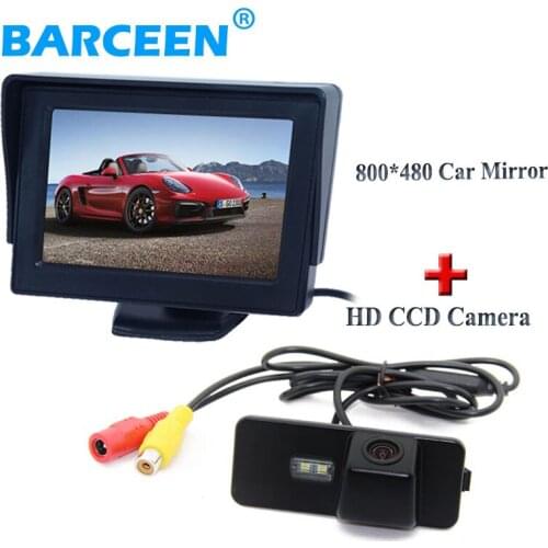 4.3" display screen color car monitor +car parking camera for Volkswagen VW Magotan PASSAT CC /Golf 5/ POLO hatchback / Jetta