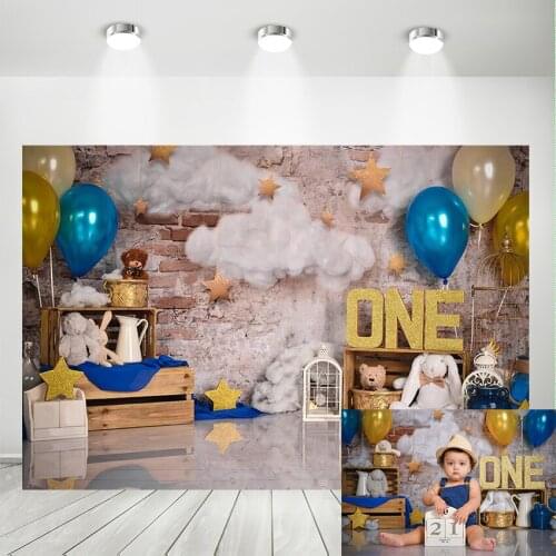 Mehofond Background Birthday Backdrop Baby Shower Pink Balloon Flower Photo Background Birthday Party Photocall Backdrop Prop