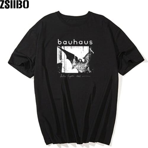 Bauhaus Batwing Bela Lugosis Dead Slim Fit T-shirt Herren Kurzarm Hemd Schwarz T-Shirt & Offiziell In Tasche mens top tees