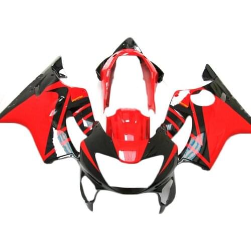 Injection fairing fit for Honda CBR600 F4 1999 2000 red black fairings kit CBR 600 F4 99 00 100% fitment kits parts HT46