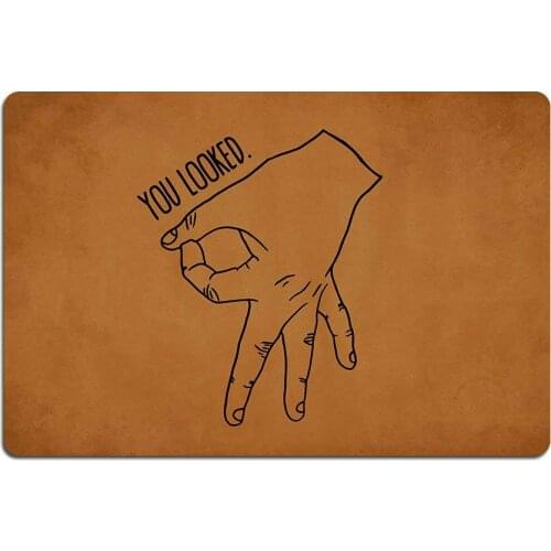 Custom Made Rubber Doormat Entrance Floor Mat You Look Door Mat Indoor Outdoor Decorative Doormat Office Welcome Mat