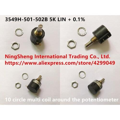 Original new 100% 3549H-501-502B 5K LIN + 0.1% 10 circle multi coil around the potentiometer (SWITCH)