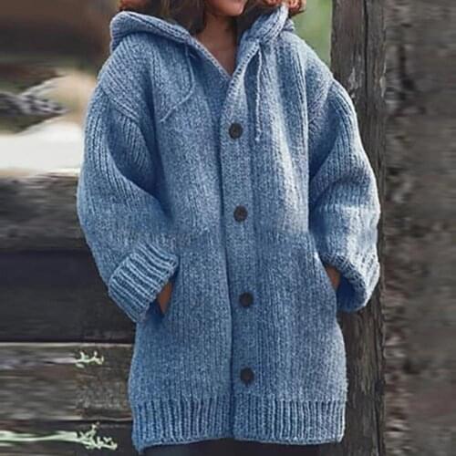 Coat Warm Thick Jacket Coat Overcoat Trench Coat Blended Faux Fiber Fabric Buttons Closure Cardigan Womens Windbreaker Outwear