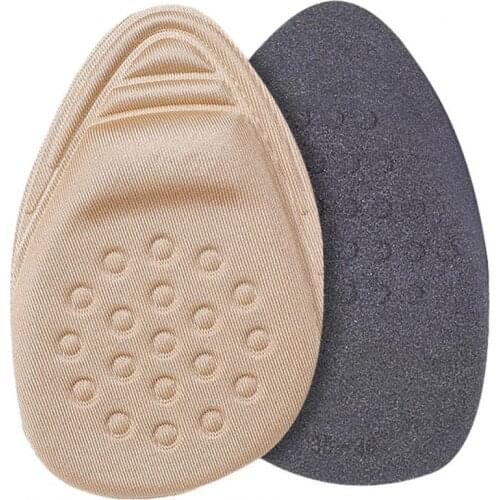 1 Pair Forefoot Pads Anti-slip Breathable Soft Shoes High Heel Insole for Hiking