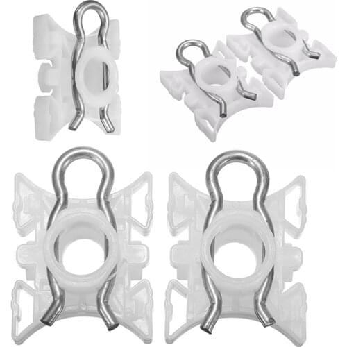 4 x Auto Car Door Window Regulator Sliding Roller Pivot Clips Lifter Clips for BMW M3 M5 Z4 E32 E34 E36 Rail Sliding Clips