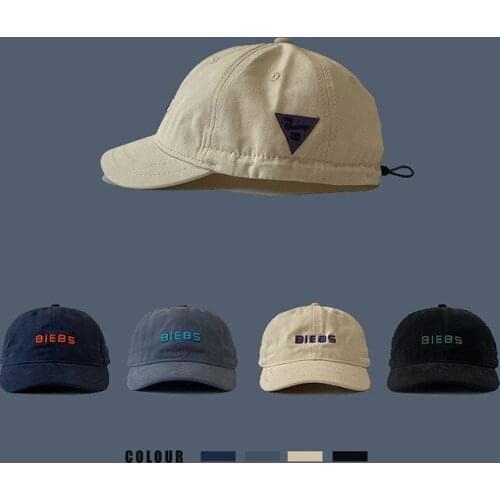 Sport Cap Short Brim Baseball Cap Letters Embroidery Hats for Women Men Outdoor Visor Cap Casual Snapback Hats Gorras