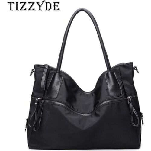 TIZZYDE Women Large High Capacity Handbag Waterproof Messenger Bag Diamond Lattice Simple Female Brand Designer HSP99