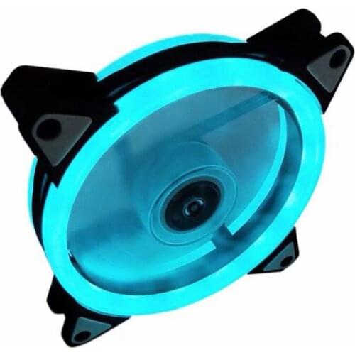 Flash LED Case Fan 120mm Fans Silent Sleeve Bearing 4pin 3pin Desktop PC Fan Computer Cooling Cooler CPU Coolers Radiators