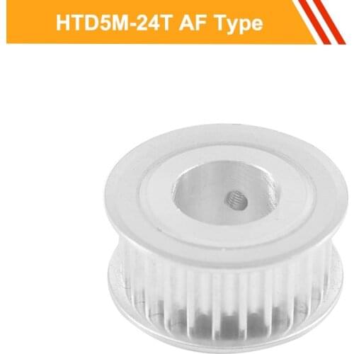 5M 24T Timing Pulley HTD5M Transmission Belt Pulley 16mm/21mm/27mm Belt Width 6/8/10/12/14/15/20mm Bore Toothed Pulley Wheel