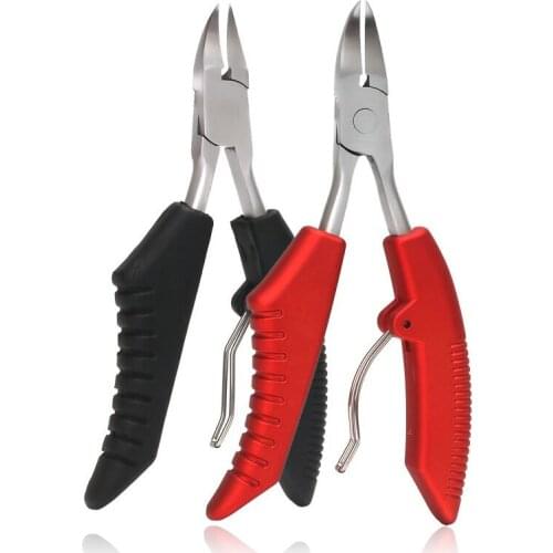 1pcs Professional Nail Art Cuticle Nipper Ingrown Toenail Nail Trimmer Dead Skin Remover Pedicure Tool Nail Scissor Plier