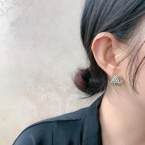 New Statement Earring High Sense of Triangle Popular Net Red Temperament Earrings Student Birthday Gift Jewelry Accessories