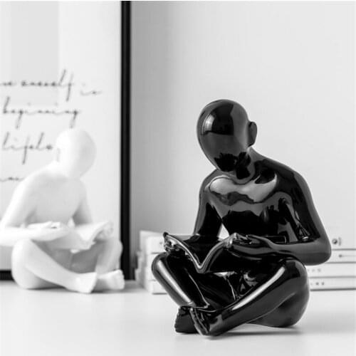 2PCS NORDIC CREATIVE MODERN BOOK BOARD BLOCK ART CERAMIC BOOKEND STUDY OFFICE DESKTOP MURALS HOME DECORATION CRAFTS ACCESSORIES